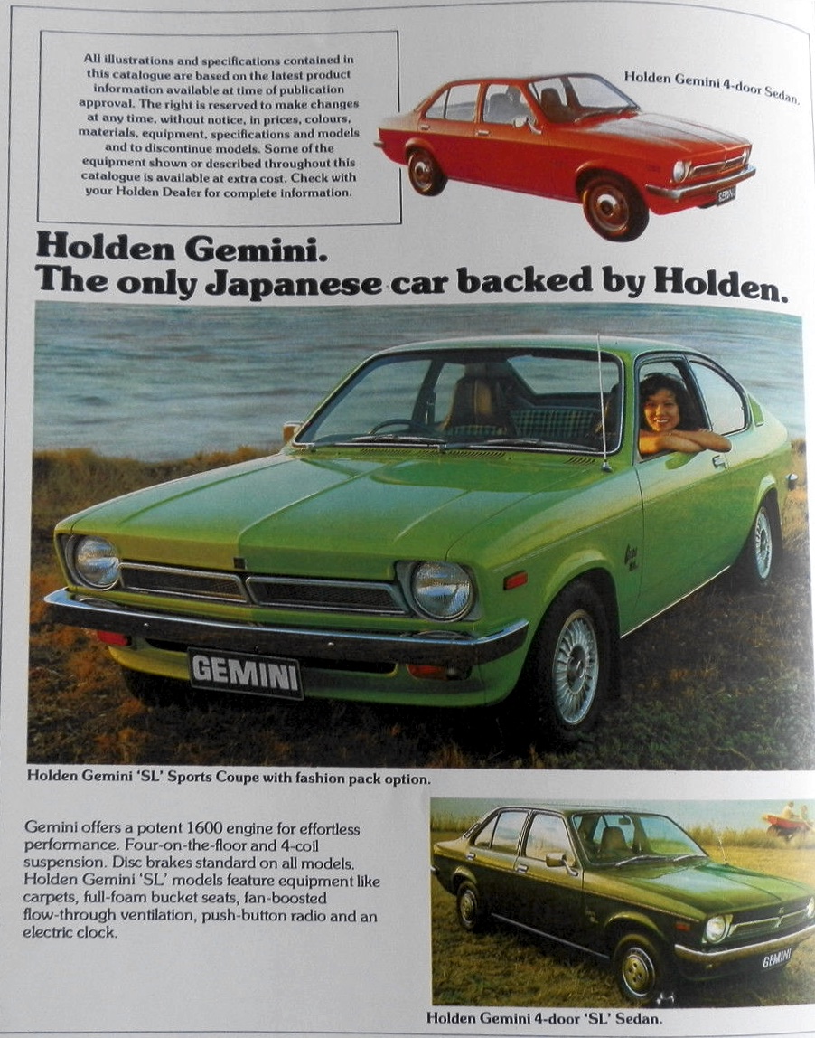 1976 GM Holden Model Range Page 1